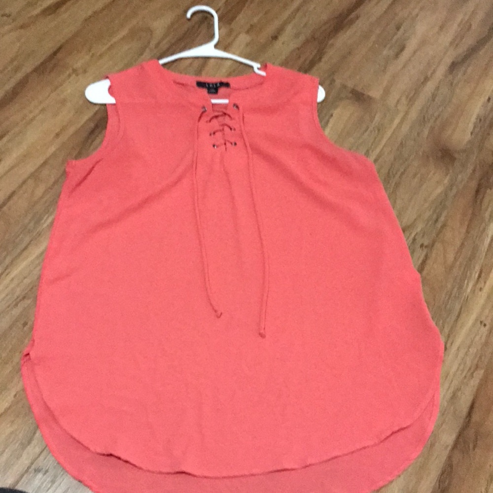 LDLA sheer pink tunic
